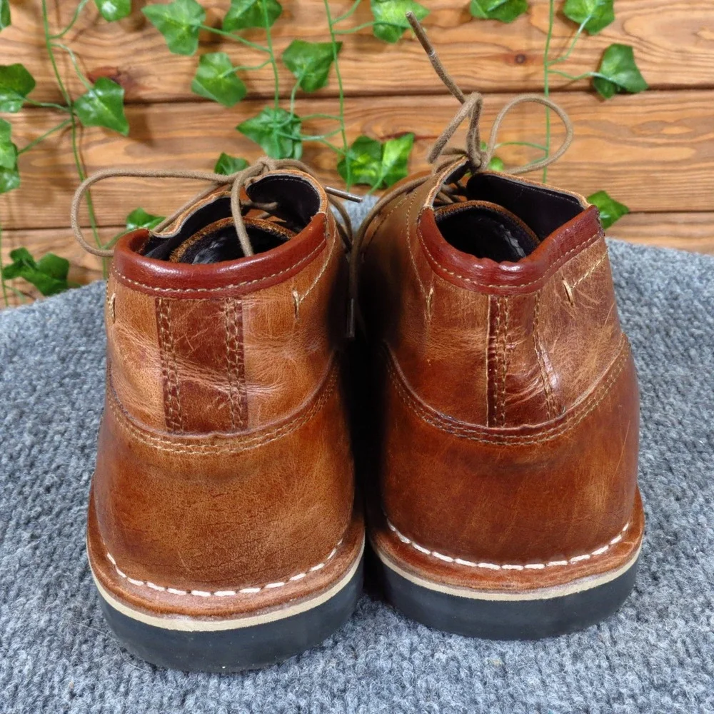 Steve Madden Harken Mens Chukka Boots Size 8 Dress Work Cognac Leather